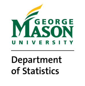 Logo of the Department of Statistics at George Mason University.